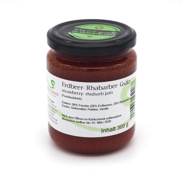 Erdbeer- Rhabarber- Gsälz
