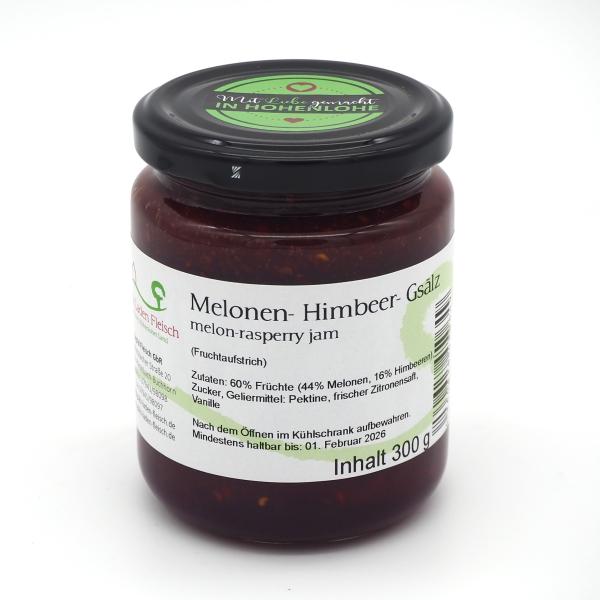 Melone- Himbeere- Gsälz